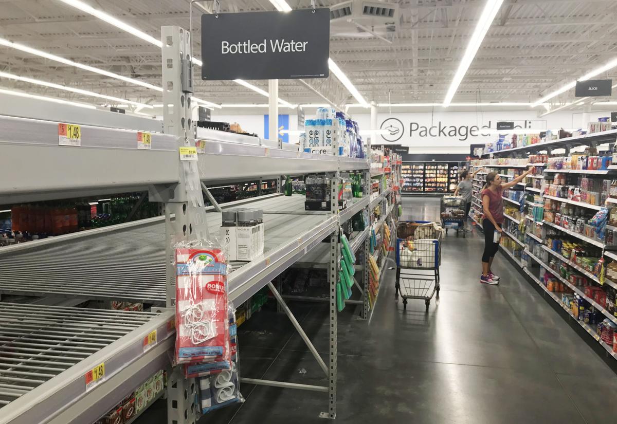 Charleston area residents begin stocking up just in case for