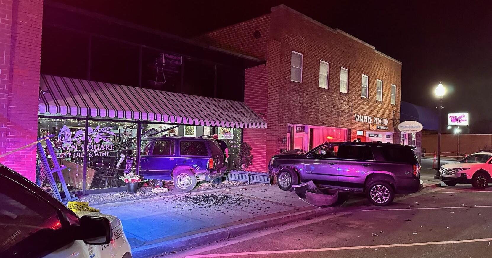 Man faces charges after vehicle crashes into building | Aiken Area Public Safety & Court News - Vimarsana News