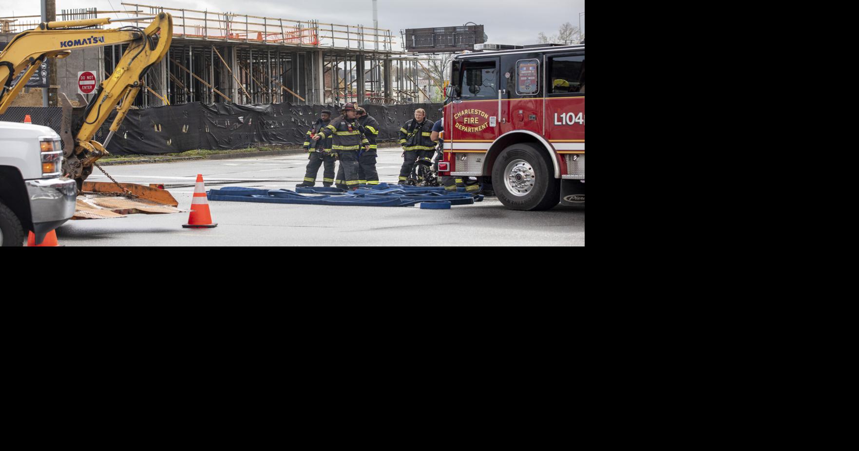 Part of Meeting St. in downtown Charleston shut down for several hours