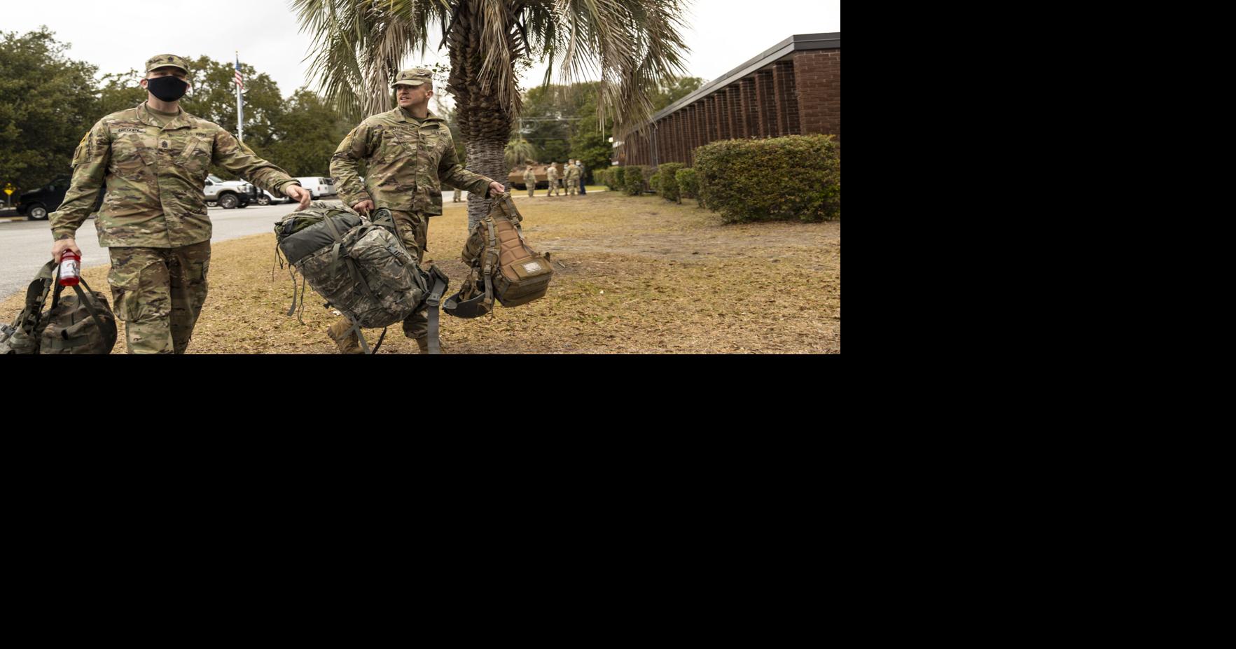 SC National Guard troops return from inauguration deployment unlike any ...