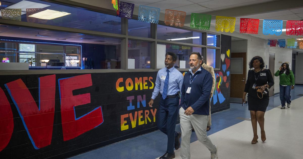 Photos: North Charleston mayor acts as principal for a day