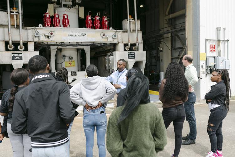 Claflin University students find potential careers by visiting SRS