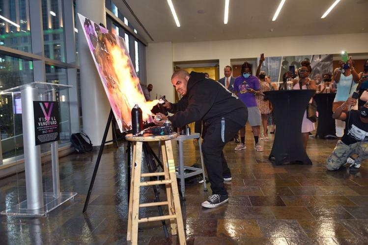 Chelsea Grinstead New exhibit from fire spray painter to display at the Gibbes