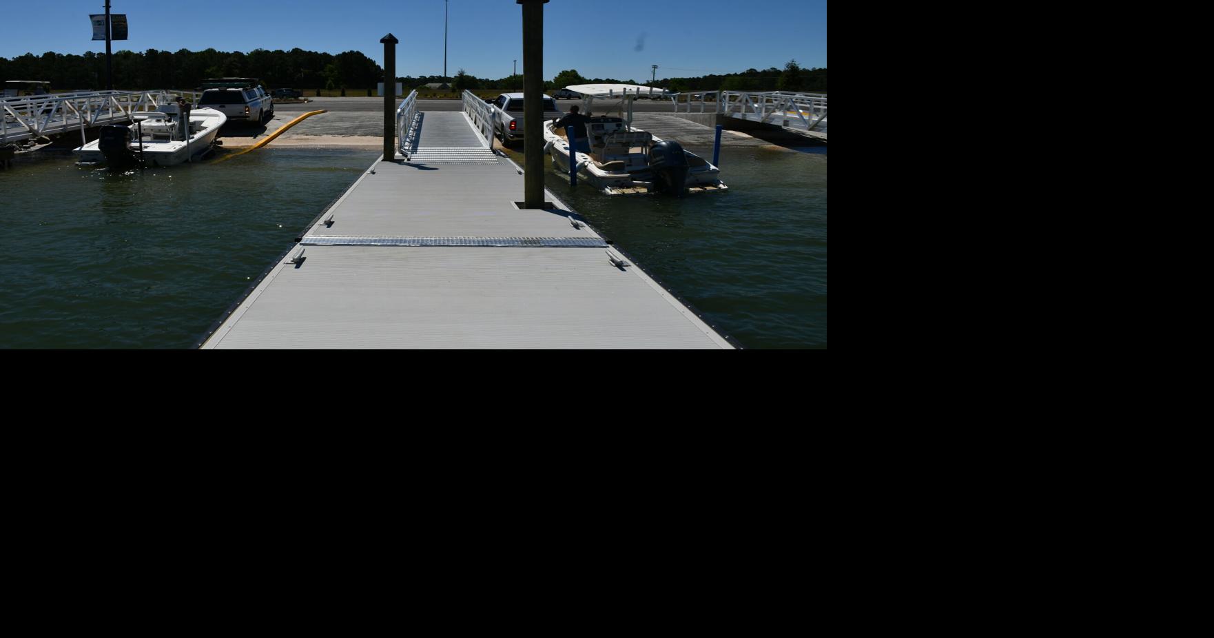 Portion of the Mega Boat Landing open to boaters