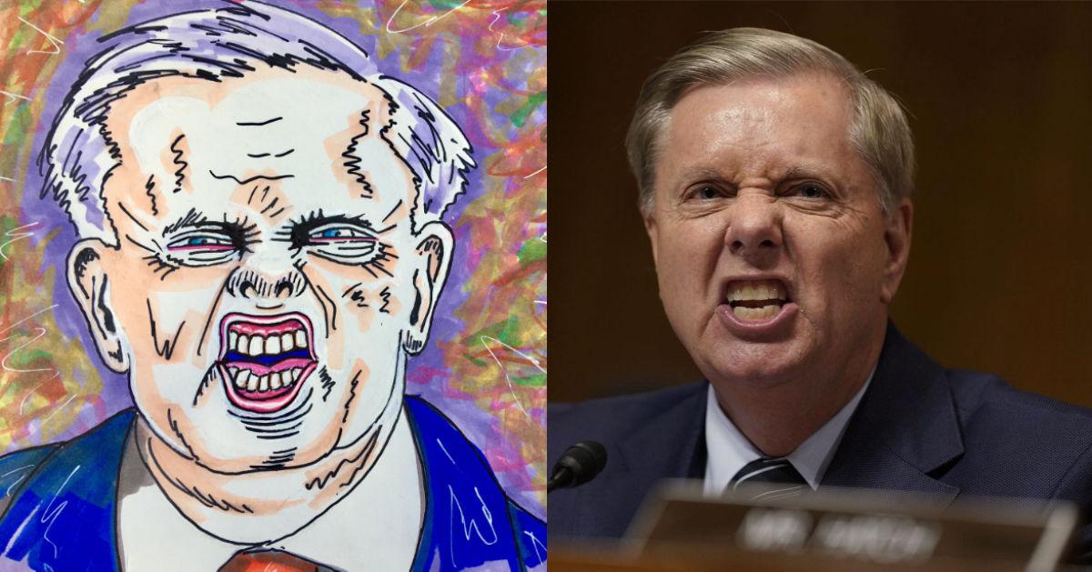 Lindsey Graham Called Hideous In Hollywood Actor Jim Carrey Drawing Post Kavanaugh Palmetto Politics Postandcourier Com