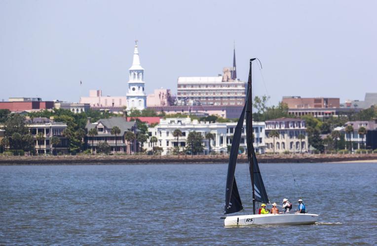 Photos Charleston Race Week practice day in the harbor Photos from