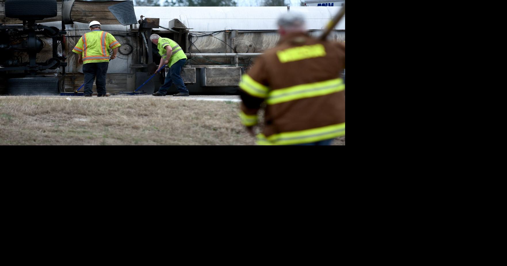 Tanker truck overturns near Aiken County border, spills thousands of ...