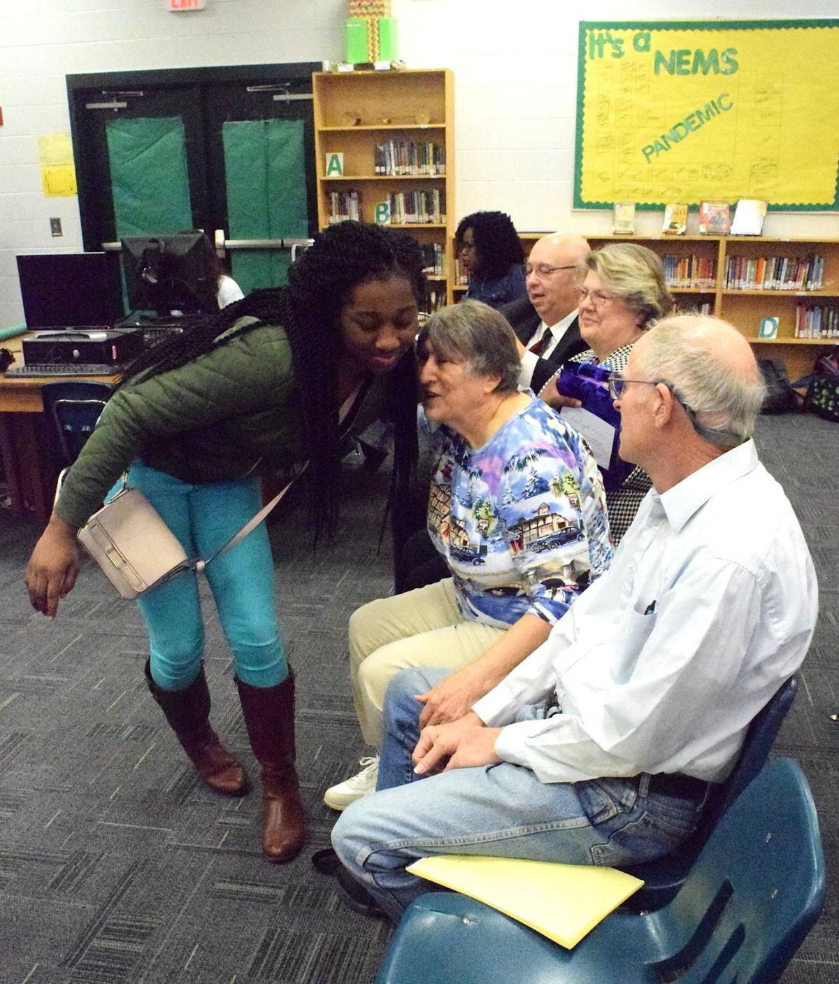 New Ellenton Middle students build personal libraries one book at a