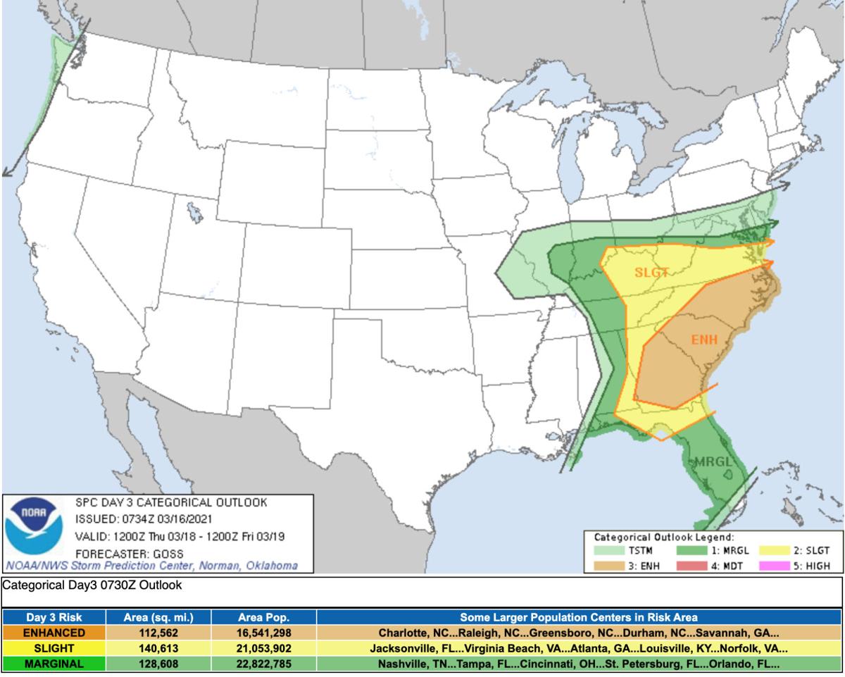 System To Bring Severe Weather Tornado Risk To Sc Forecasters Say Now Is Time To Prepare News Postandcourier Com