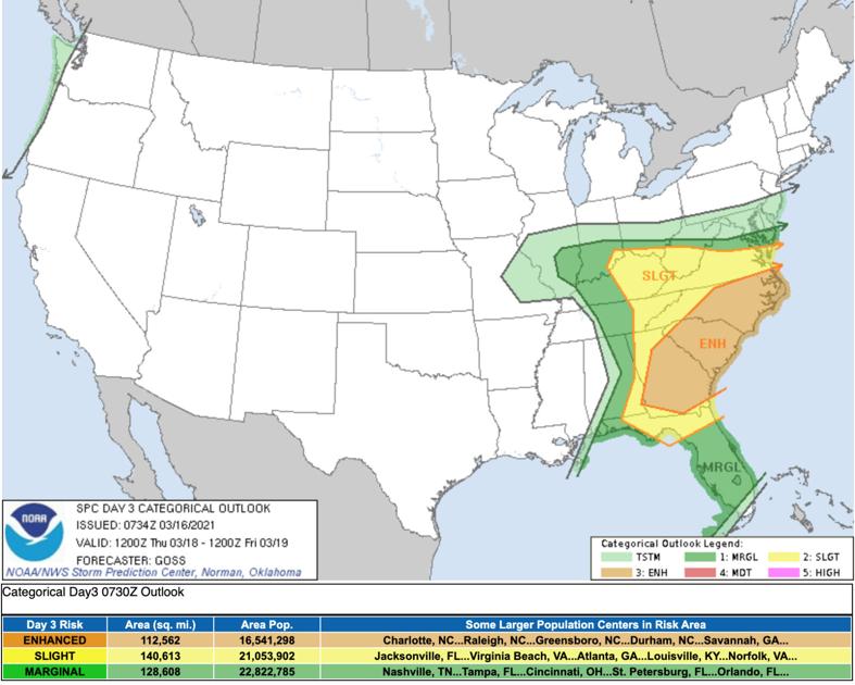 Storm system will bring bad weather and tornado risk to SC |  News