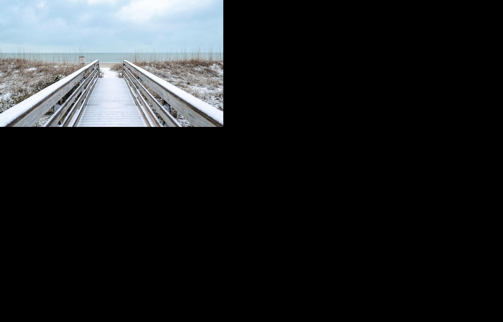 Myrtle Beach area gets some snow from Nor'easter a week after a major