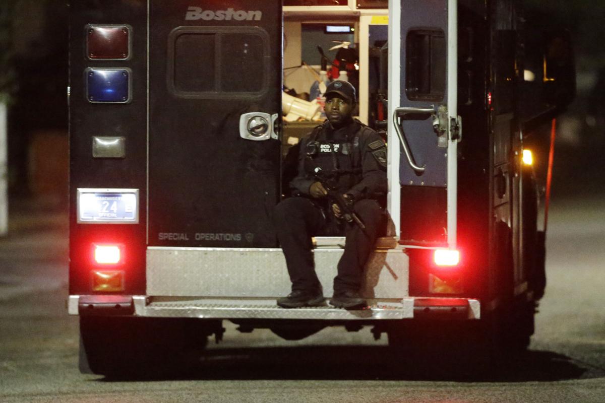 Bombing suspect search
