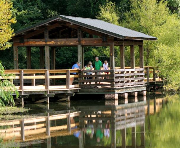 Brick Pond Park Thriving ecosystem set in North Augusta Features
