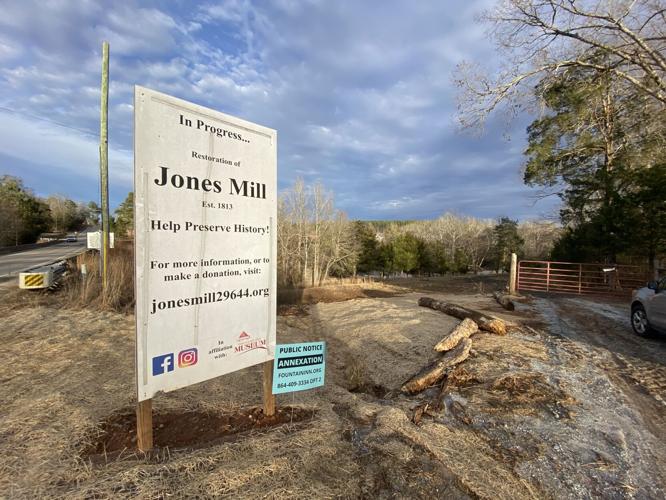 Fountain Inn #39 s Jones Mill in the middle of restoration Greenville
