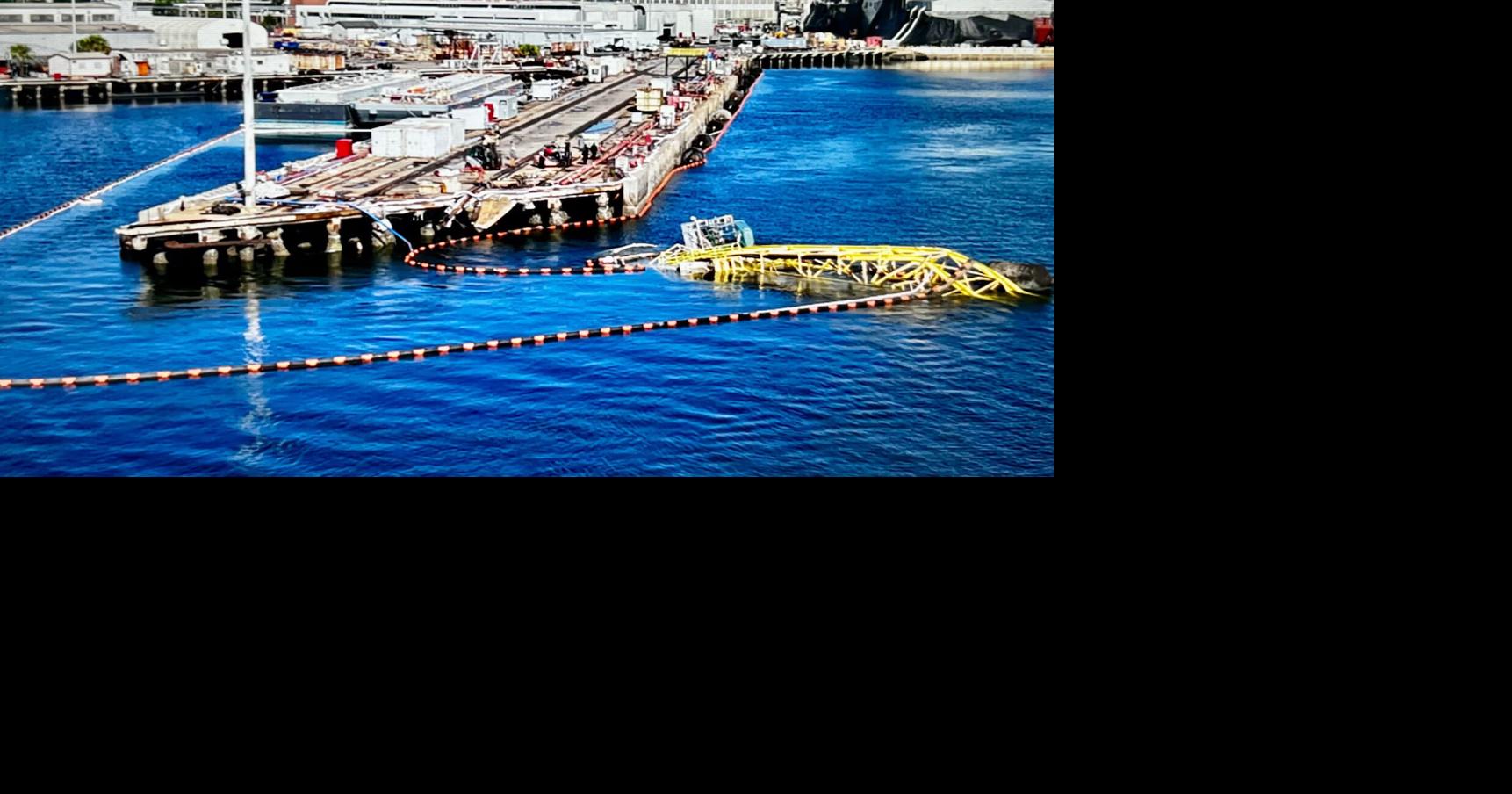 Collapsed crane in Cooper River has not impacted port operations, salvage plan is still in the works