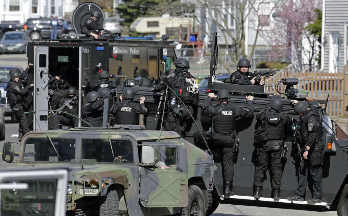 Bombing suspect search