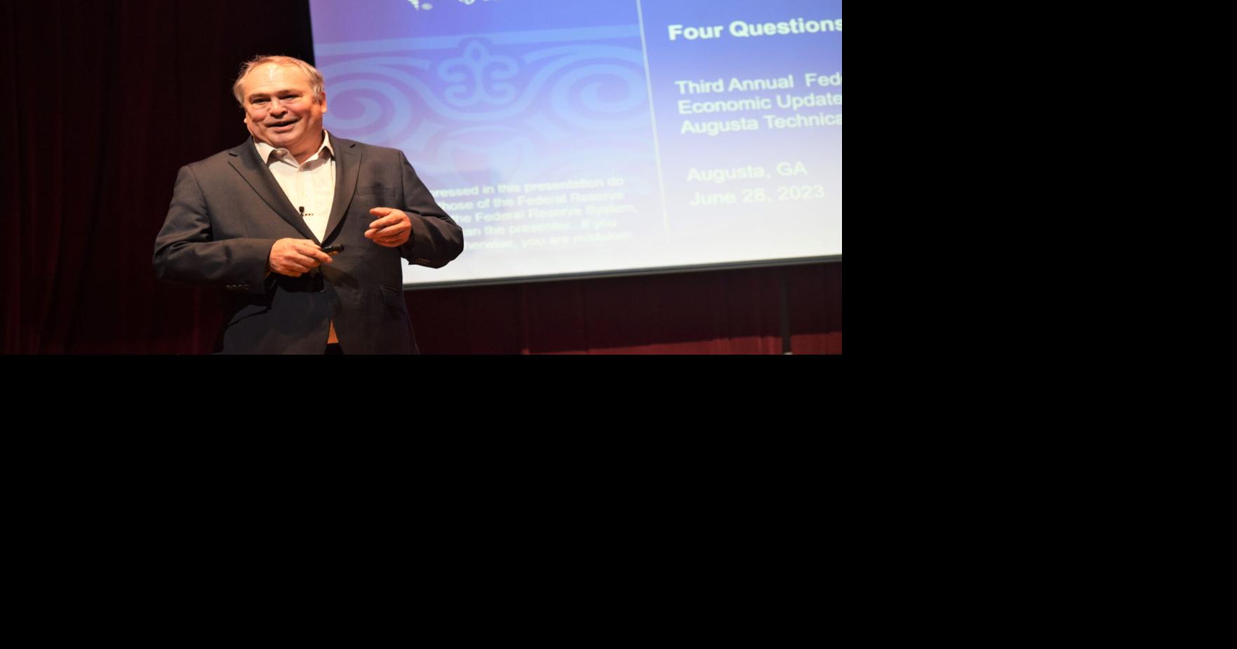 Federal Reserve exec stops in Augusta, gives positive economic outlook