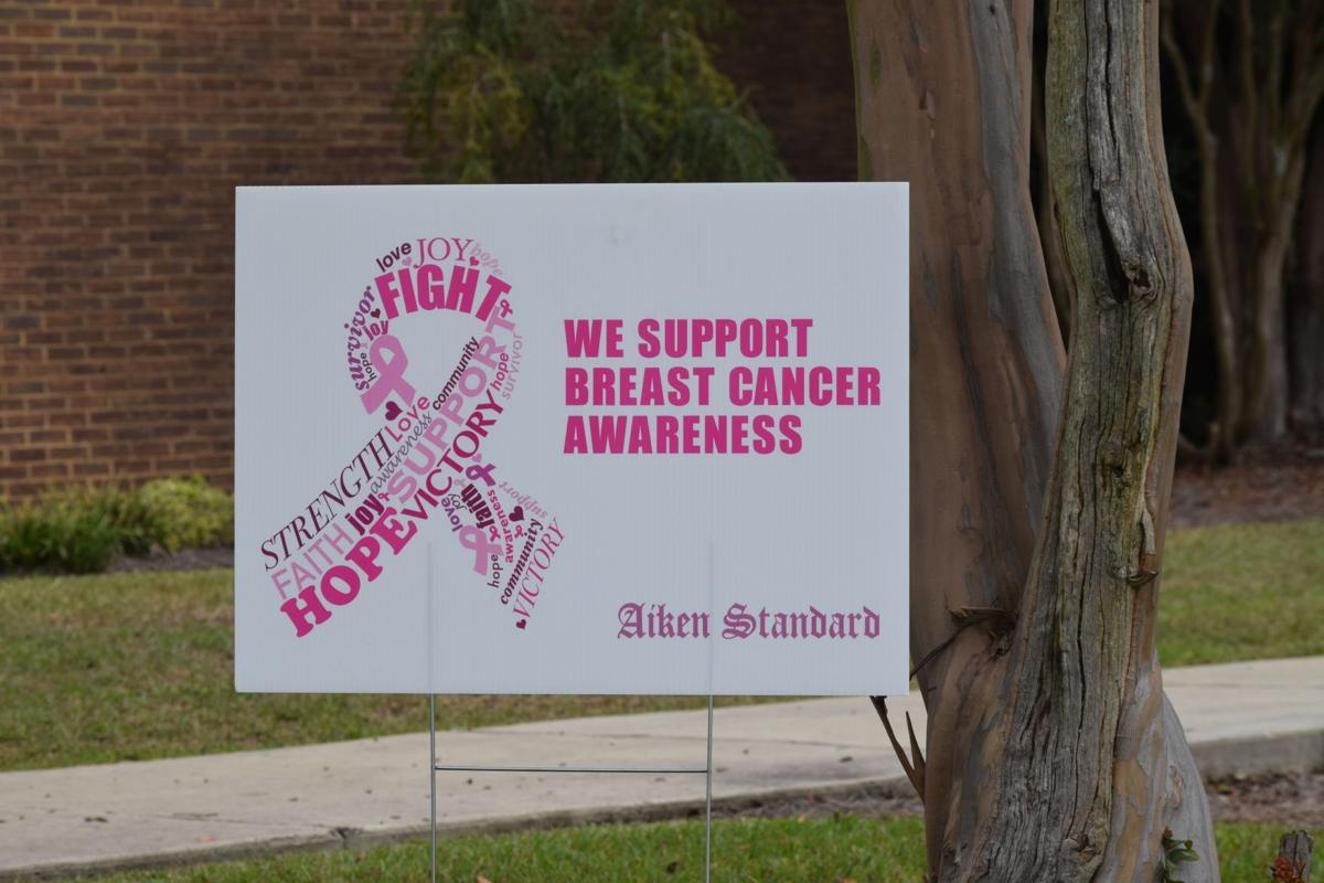 Paint The Town Pink Show Support For Breast Cancer Awareness In Aiken With Signs News Postandcourier Com