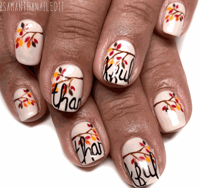 40 Thanksgiving Nail Ideas To Be Thankful for This Holiday