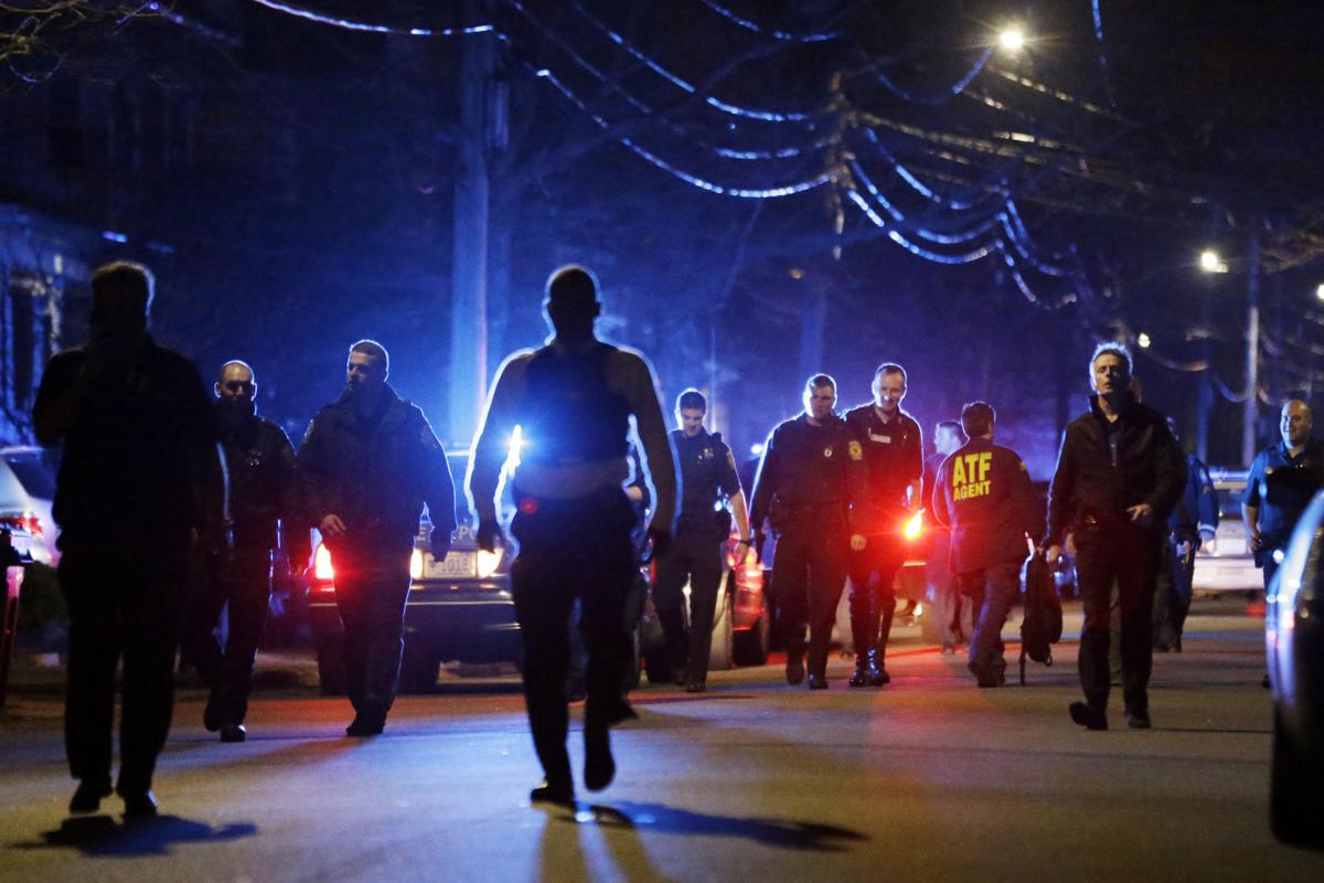 Bombing suspect search