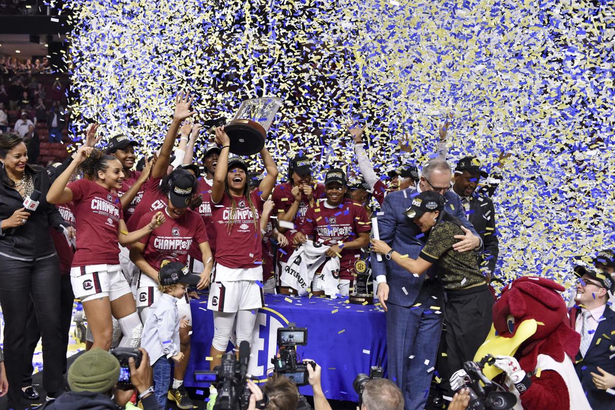 South Carolina Women Win Fifth Sec Championship Cement Likely No
