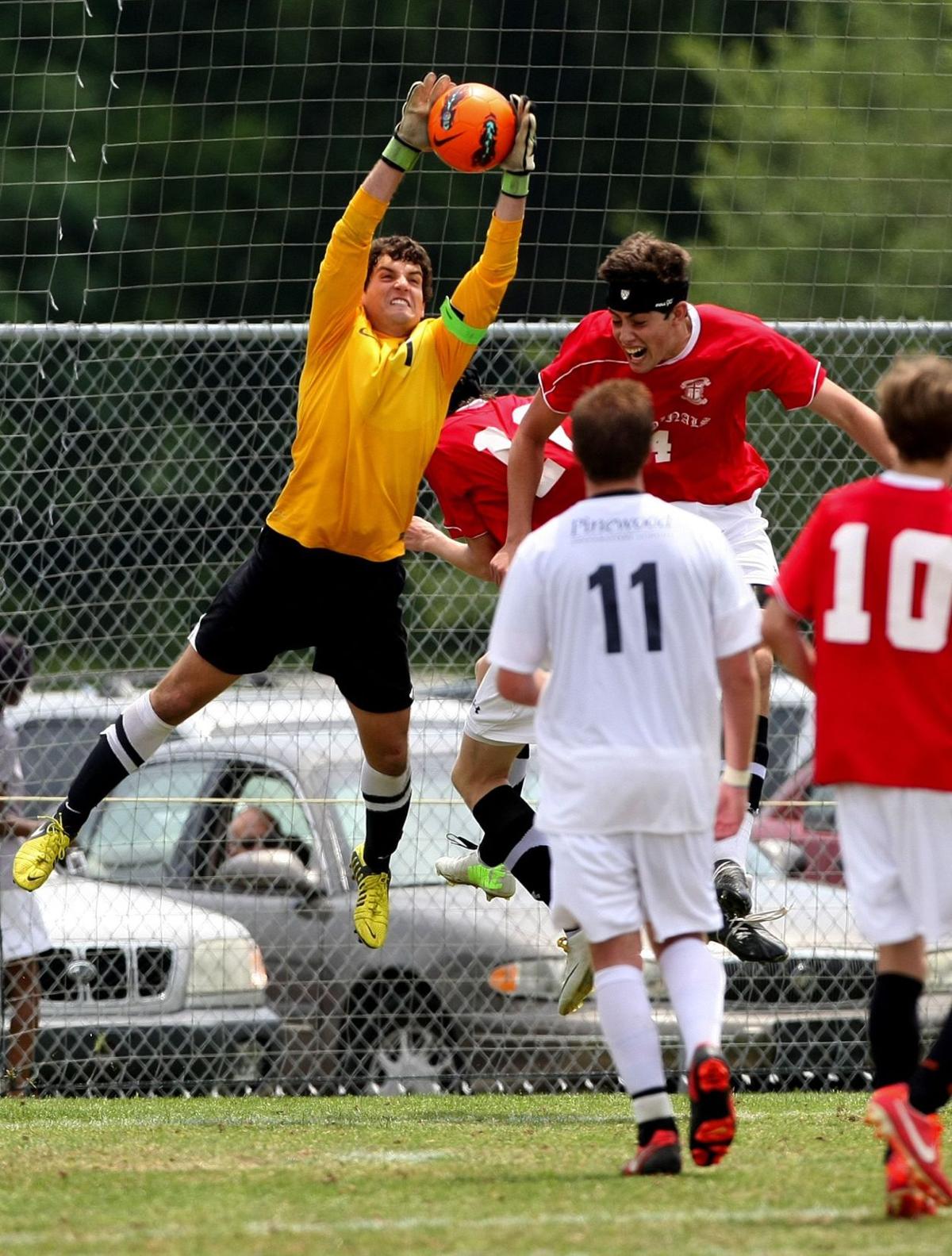 Pinewood boys soccer vs. Cardi