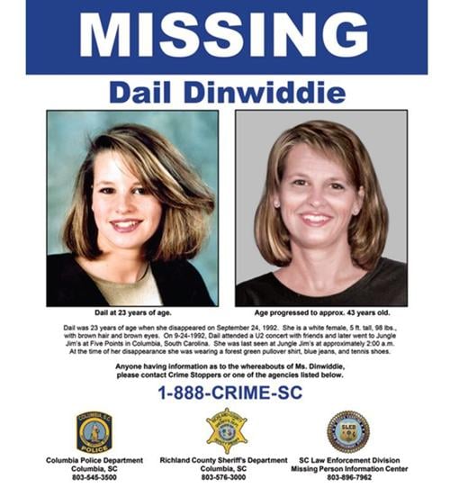 Missing 25 Years Columbia Resident Dail Dinwiddie S Family And
