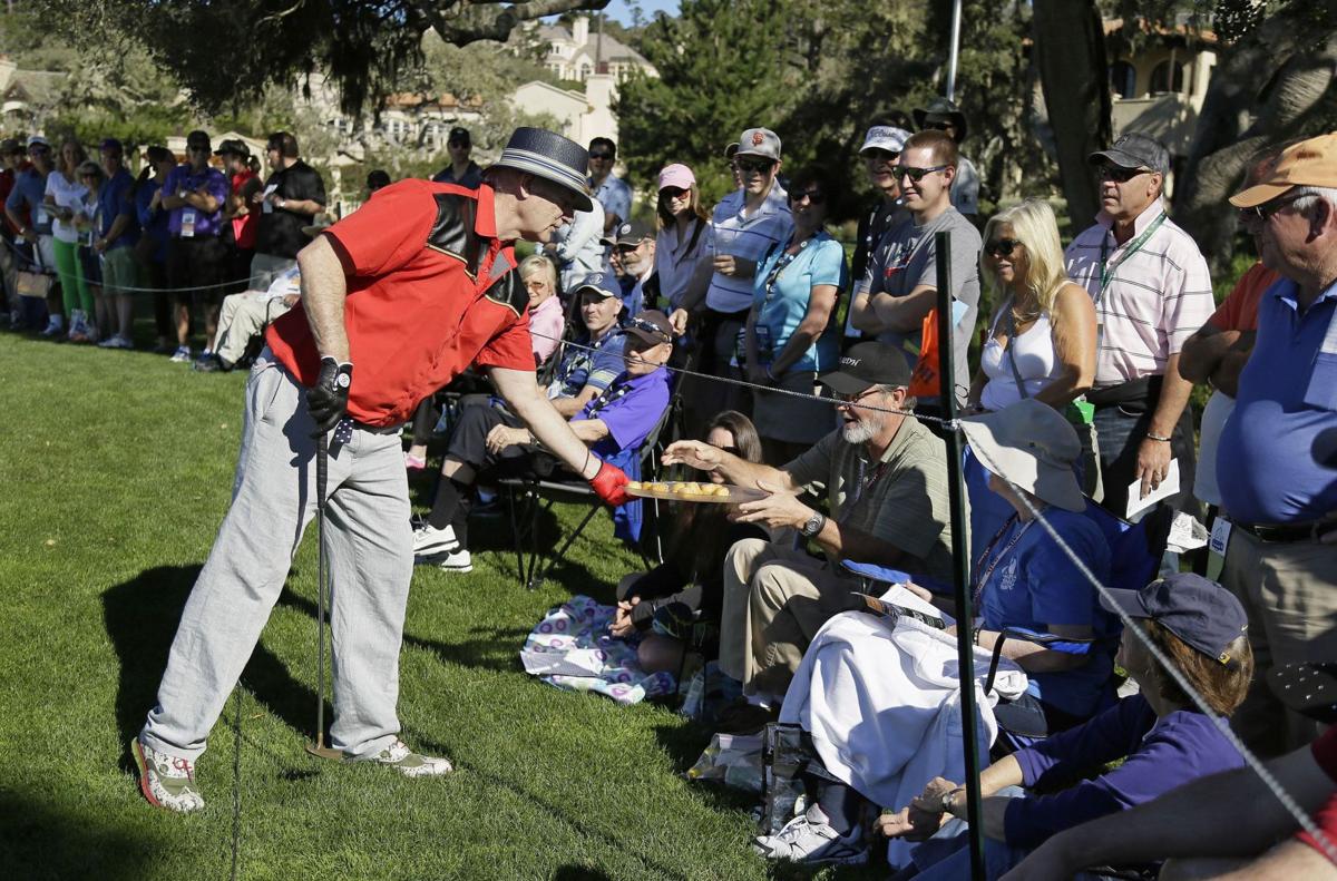 Bill Murray playing golf