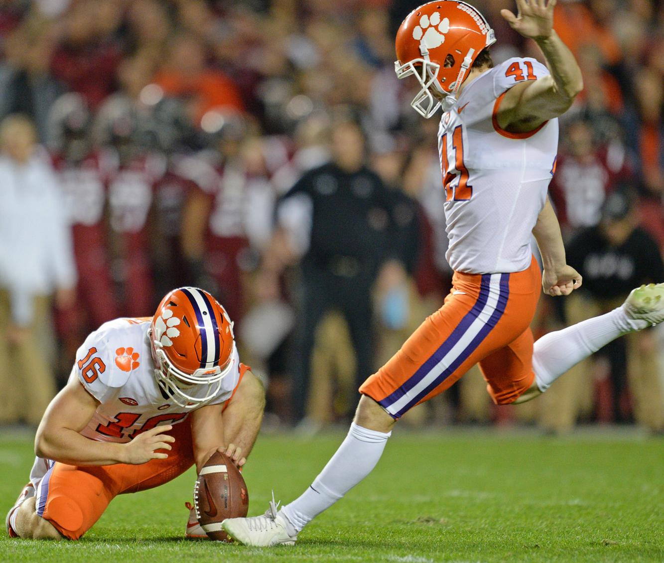 Despite struggles, Clemson trusts kicker Alex Spence to deliver