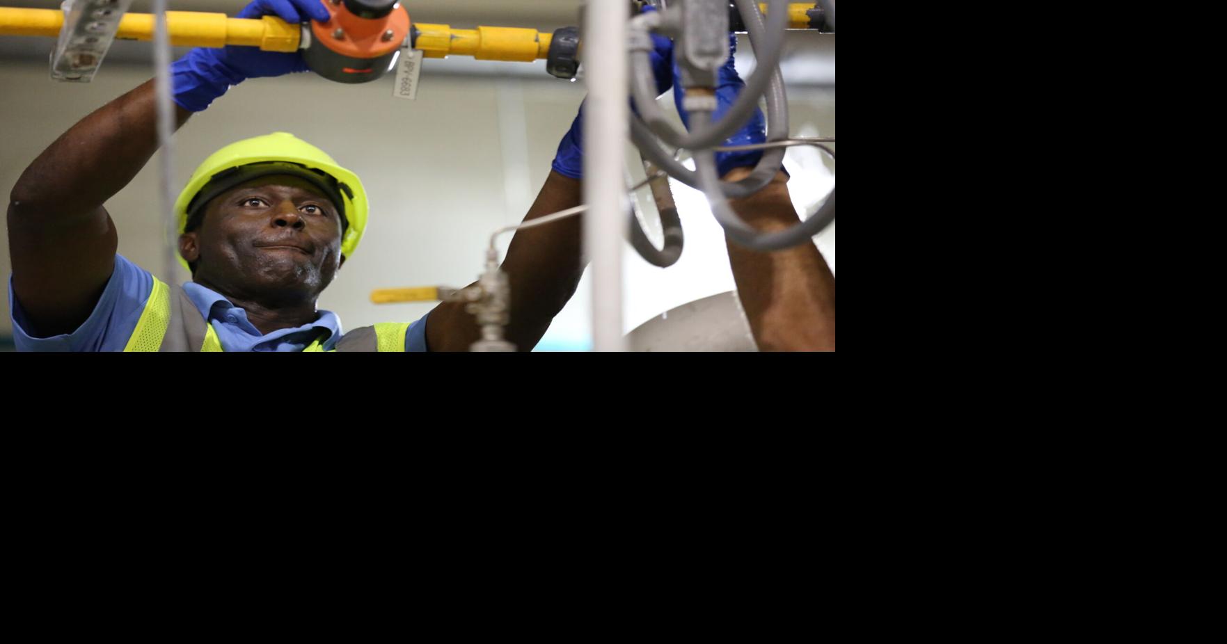 Mount Pleasant Waterworks mechanics assist in Jackson, Mississippi