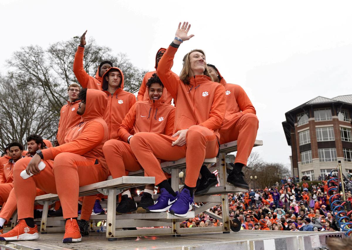 Clemson Celebration Football