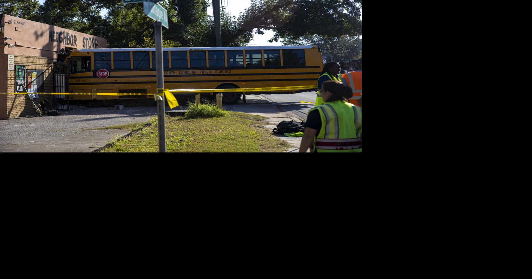 Driver cited by police after North Charleston school bus crash