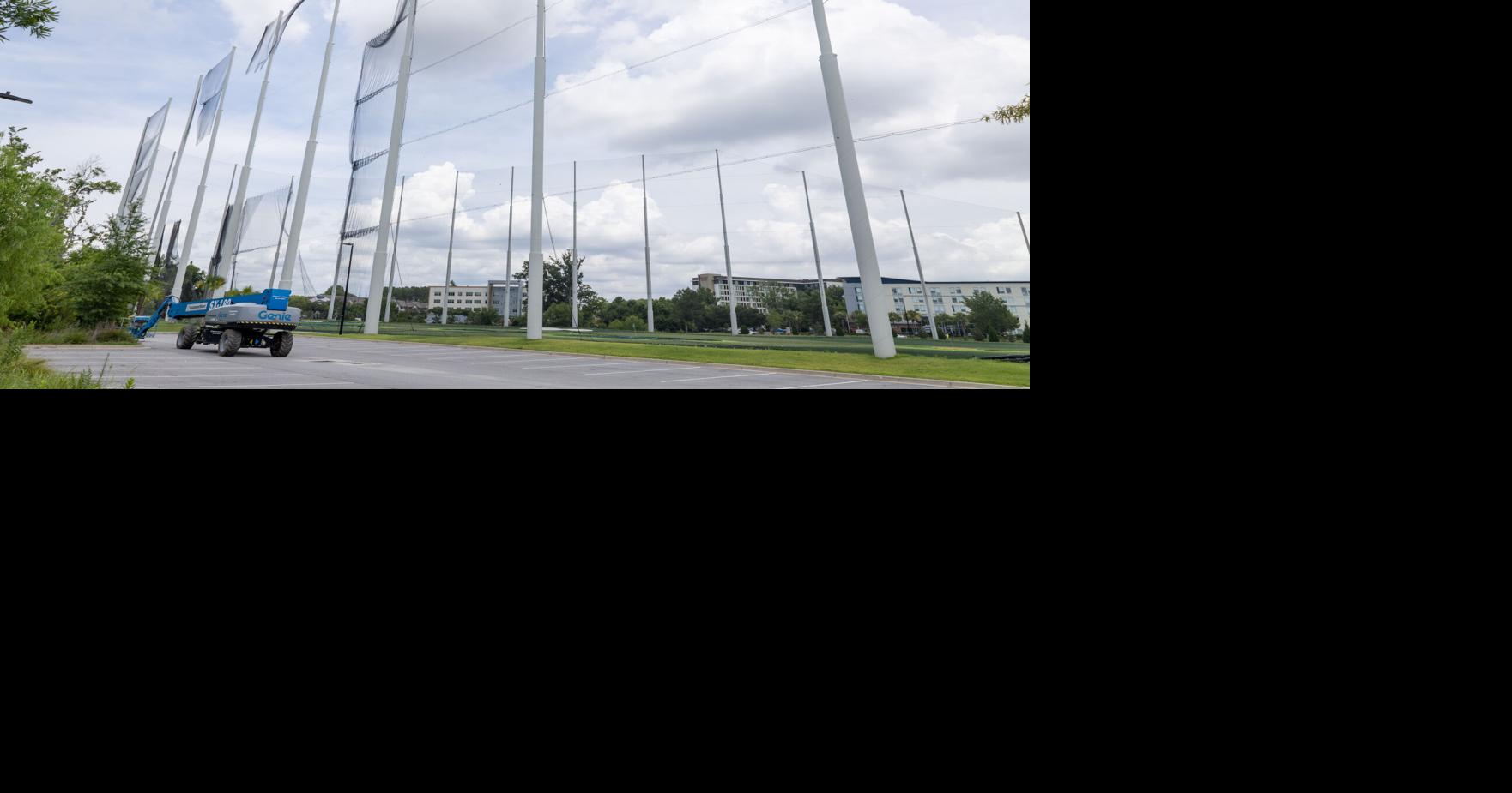 Storm damage sidelines drivers at Topgolf Charleston