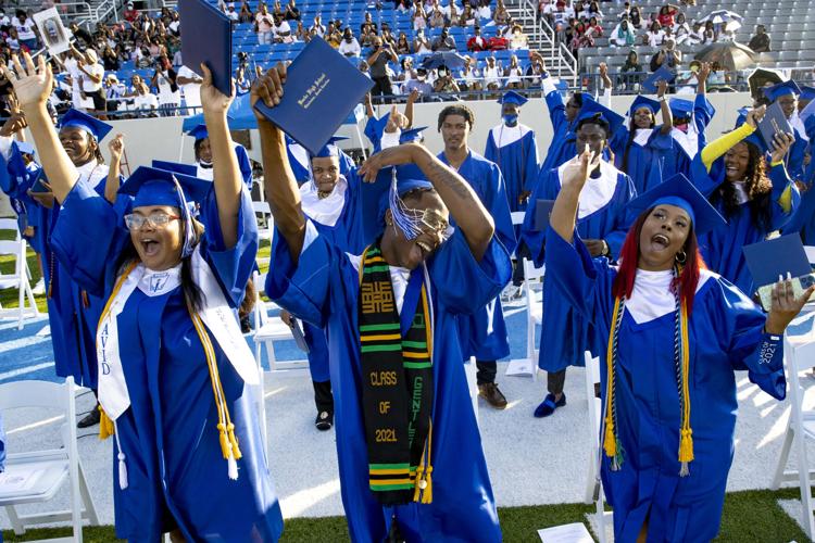Photos Burke High School 2021 graduation Photos from The Post and