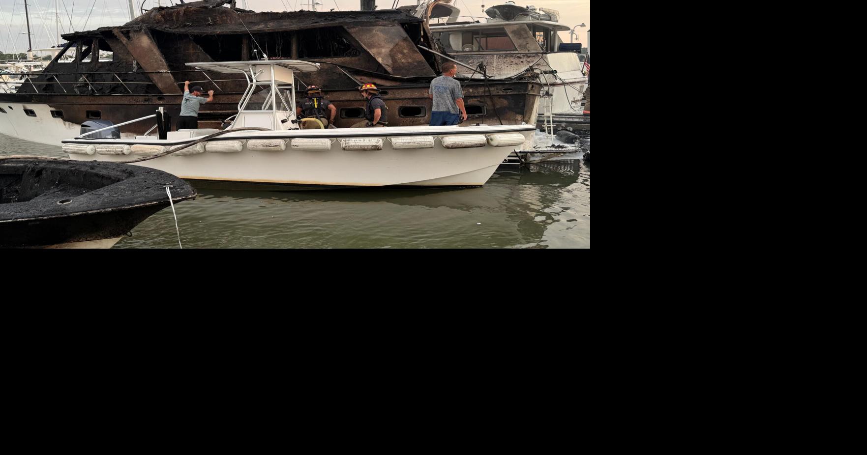 Early-morning fire rips through Hilton Head marina