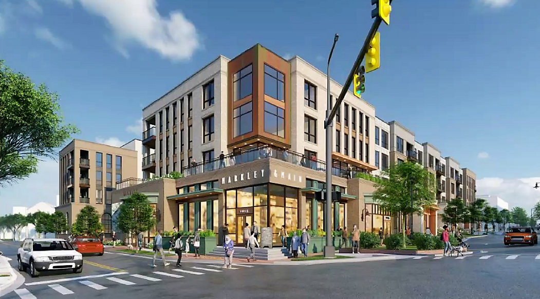 West End mixed-use redevelopment proposal site rendering