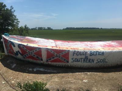 South Carolina Secessionist Party Paints Folly Boat With The Folly Boat