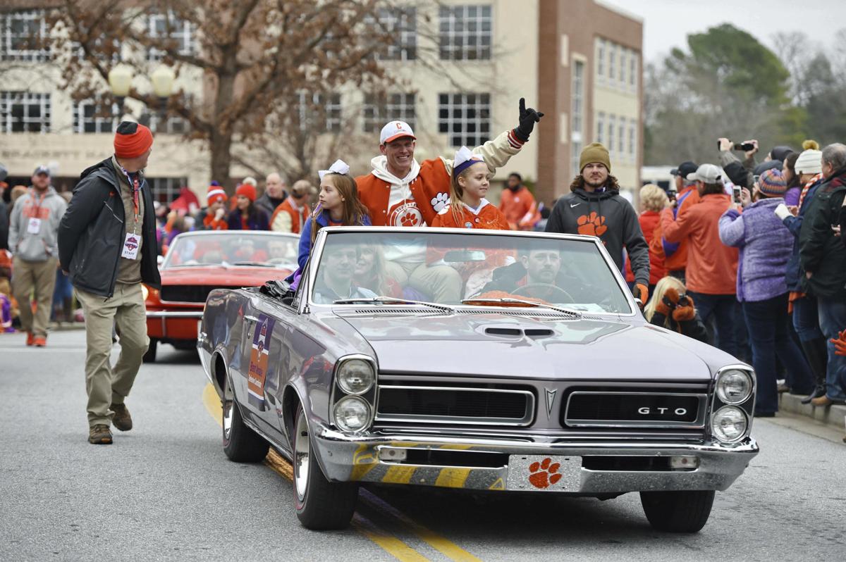 Clemson Celebration Football