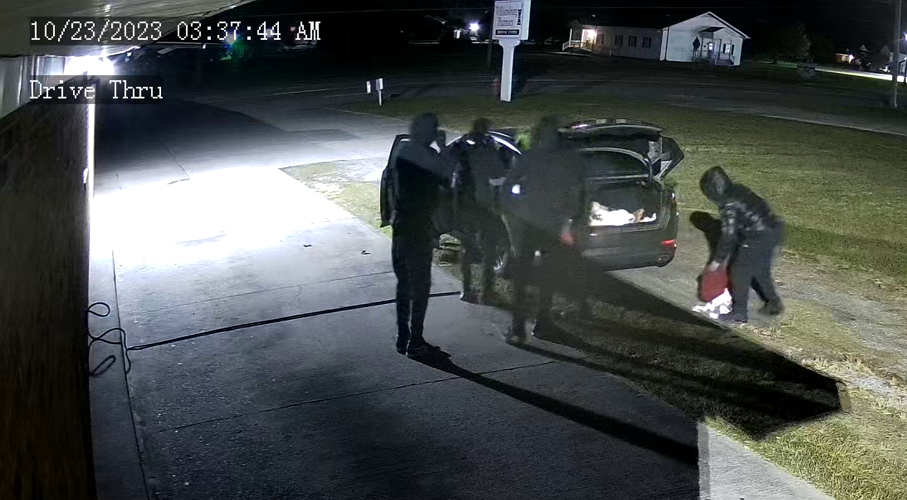 Police searching for six suspects in pharmacy burglary