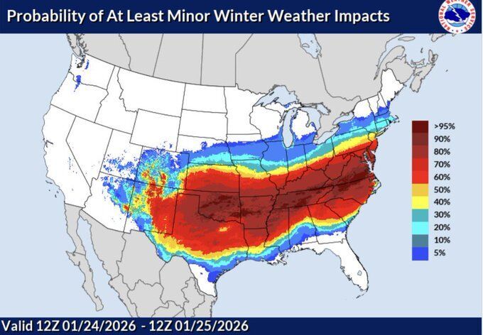 Icy weather may swath all of South Carolina this weekend