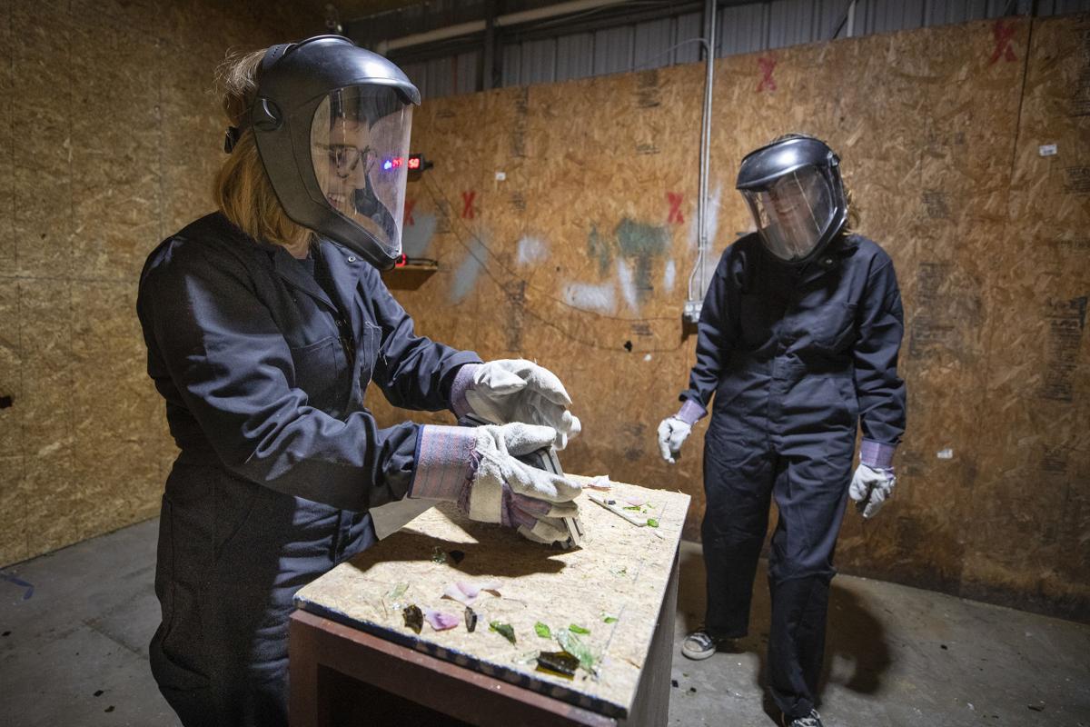 Charleston S New Break Room Lets You Smash Things To Feel Better Charleston Scene Postandcourier Com Cold war submarine memorial is 550 yards from. break room lets you smash things