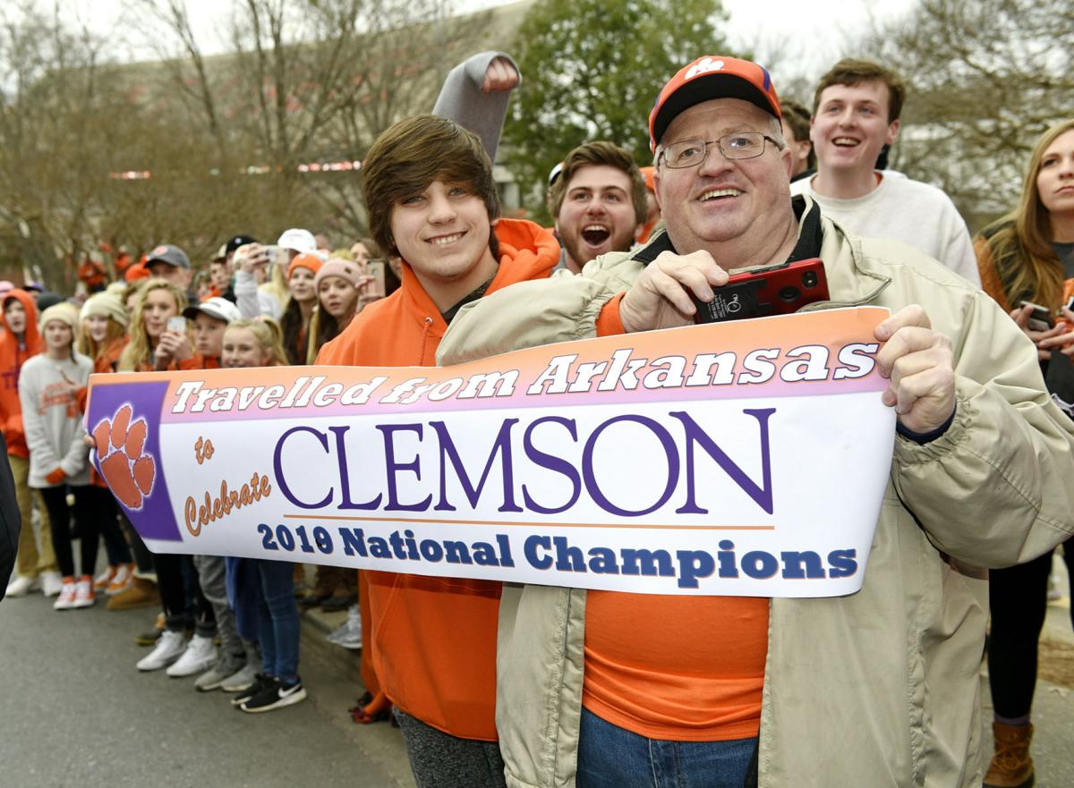 Clemson Celebration Football
