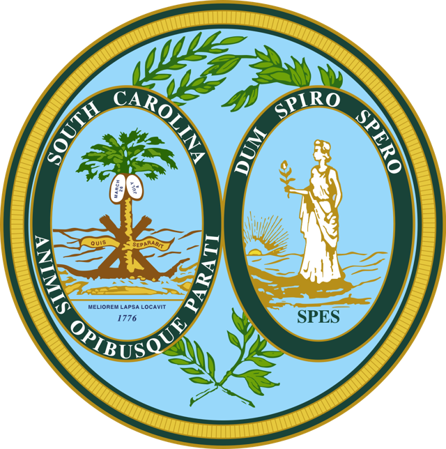 April 2nd 1776 The State Seal Of South Carolina Charleston Scs
