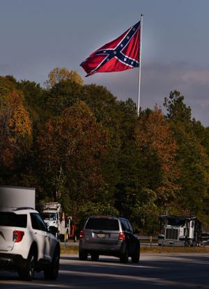 Confederate battle flag replaced with SC state flag on I-85 in