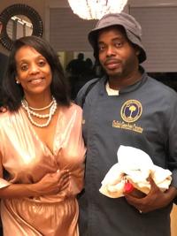 BJ Dennis with Lynn Brinkley at her 50th birthday party