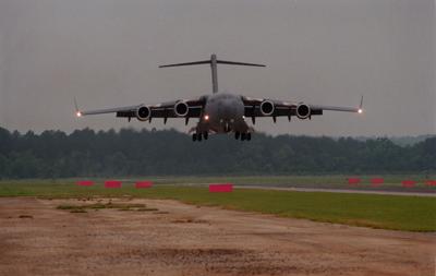 C 17 On Way To Delaware Made Emergency Landing At Charleston Air