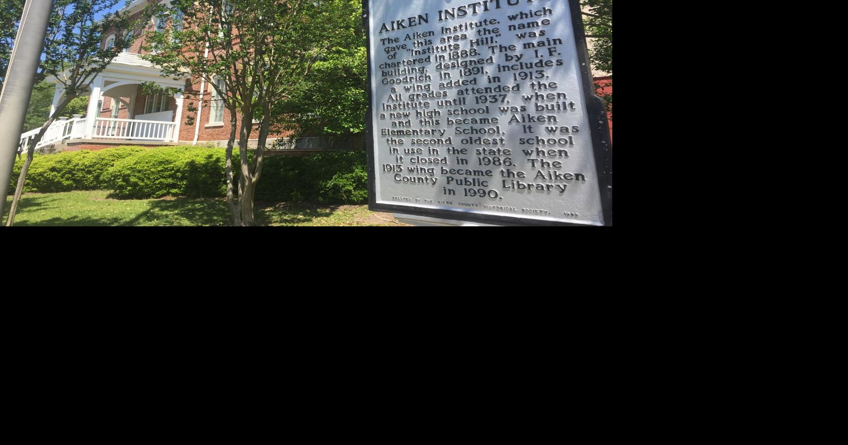 We Are Aiken County: Aiken County Public Library site once housed a school
