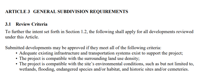 Article 3.1 of Greenville County Land Development Regulations