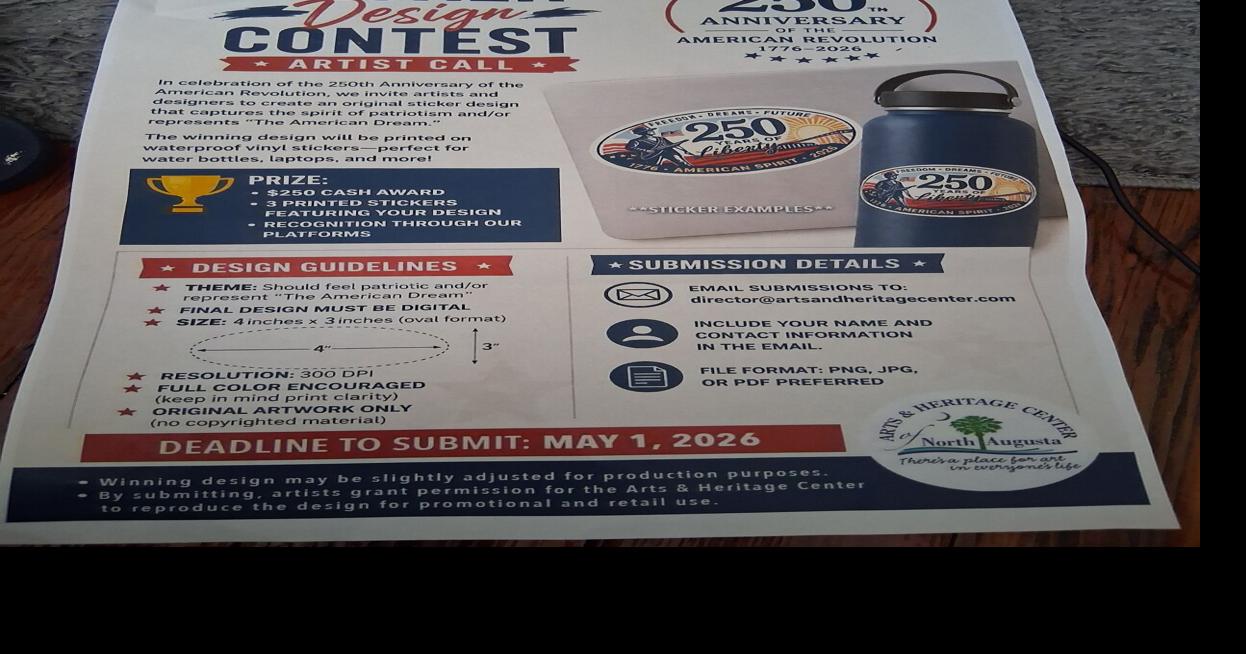 Calling all artists for America's 250th: Find out how you can participate in sticker contest