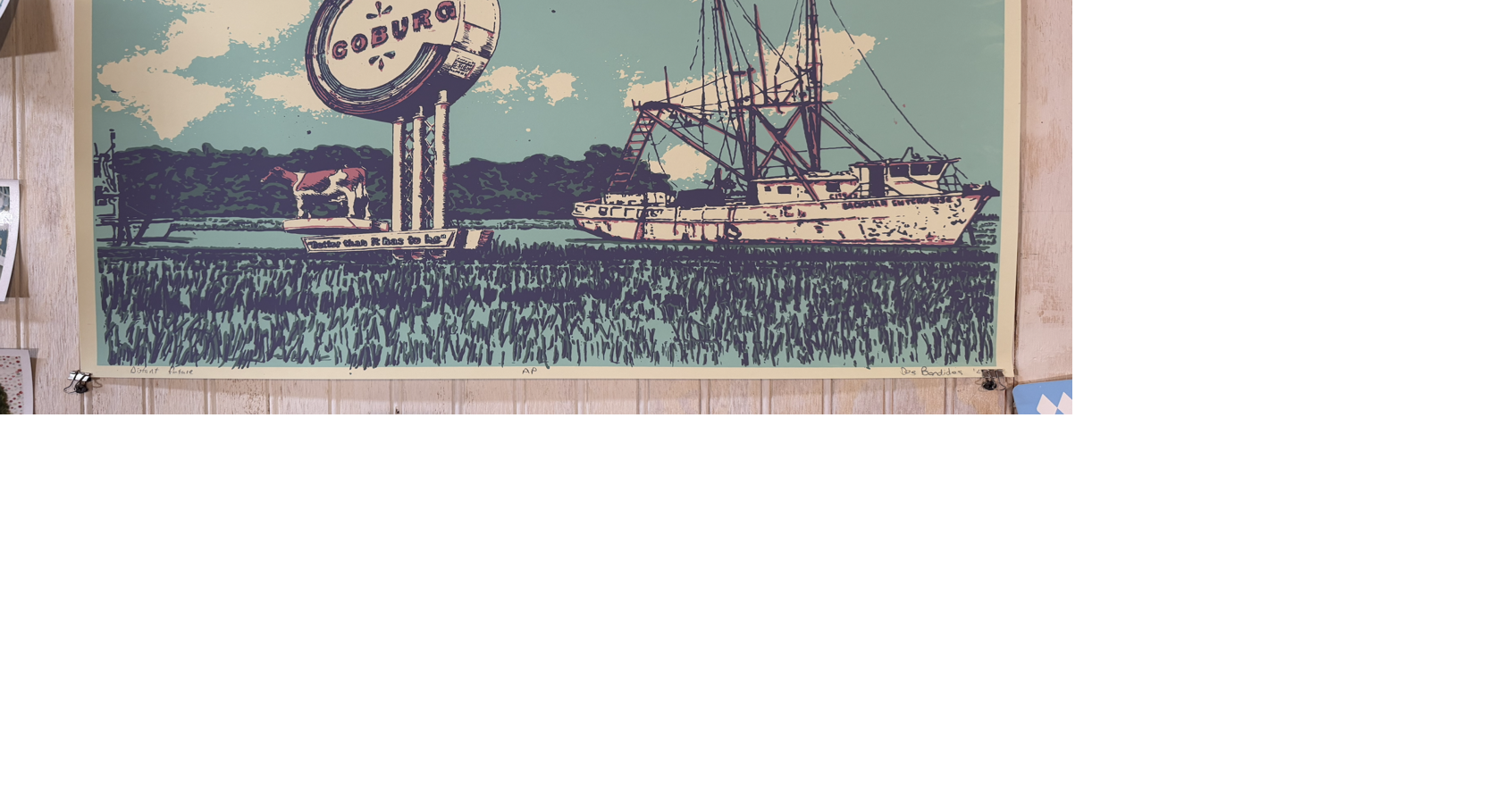 Charleston screen printers push back against AI with ‘Analog Art.’ Some imagine landmarks underwater.